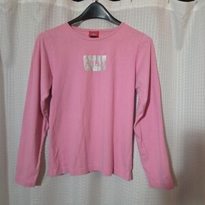 Indianapolis Colts Shirt Women's Pink NFL For Her Long Sleeve Shirt Pullover MED